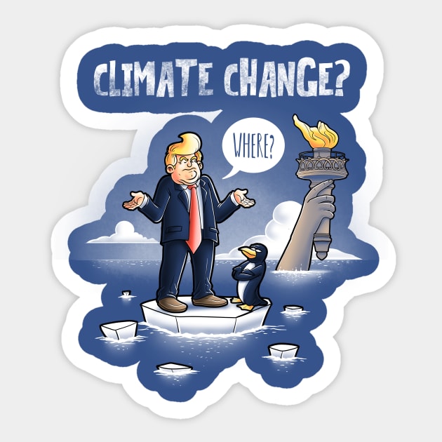 Climate change Sticker by Cromanart